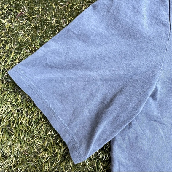 Criquet Mens Top-Shelf Players Shirt Pima Cotton 4 Button Placket Collar Polo L - Picture 5 of 9